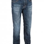 Jeans moto PMJ - Promo Jeans CAFERACER Blu