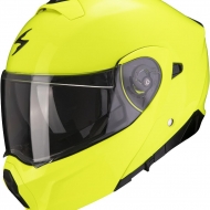 Casco Moto Modulare Omologato P/J Scorpion EXO-930 SOLID giallo altavisibiltà fluo