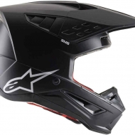 Casco Moto cross Alpinestars S-M5 Solid nero opaco offroad enduro
