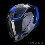 22.06 Casco Integrale Moto Scorpion EXO-R1 Evo Air Gaz con visiera dark smoke omaggio