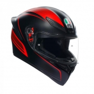 Agv casco integrale K1 S E2206 Warmup - 025 Matt Black / Red