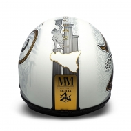 CASCO JET TRINACRIA OPACO SICILY MM INDEPENDENT LIMITED EDITION VISIERA ELICOTTERISTA