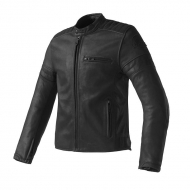 Giacca Pelle Ovina Soft-touch Clover Bullet Pro 2 nero moto scooter casual vintage cafe racer gilet termico removibile